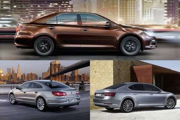 Бизнес-седан Skoda, Toyota, Volkswagen