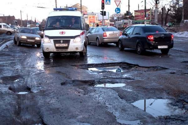Плохие дороги в городе