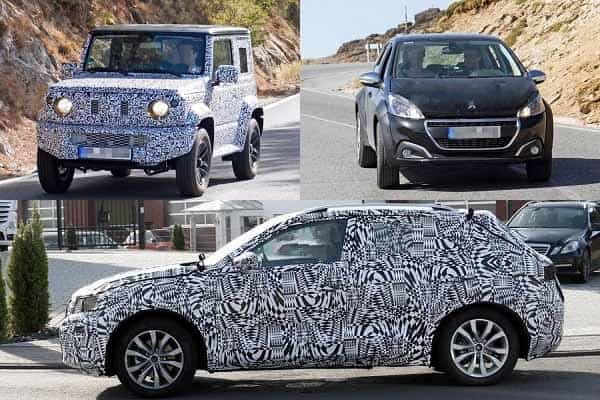 Компактные кроссоверы 2018 года Suzuki Jimny, Peugeot 1008, Volkswagen T-Cross