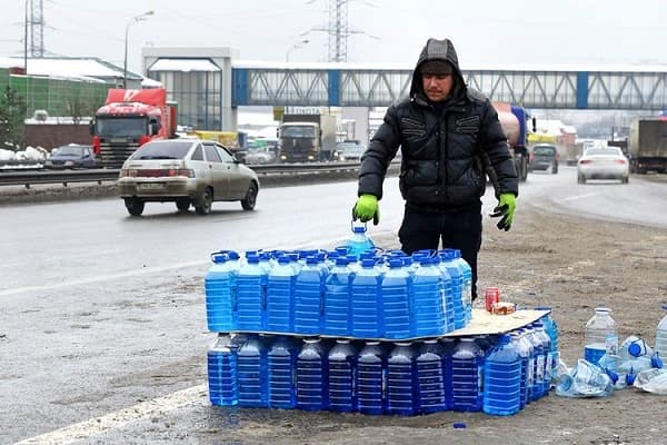 Незамерзайка с обочины