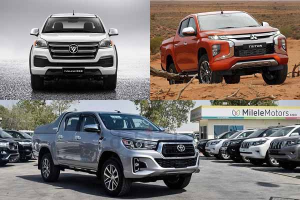 Пикапы Foton Tunland, Mitsubishi L200, Toyota Hilux