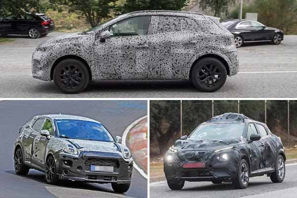Компактные кроссоверы 2020 года Renault Captur, Ford Puma, Nissan Juke