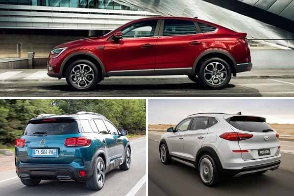 Renault Arkana, Citroen C5 Aircross, Hyundai Tucson