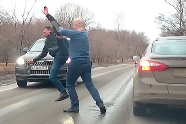 Водители дерутся