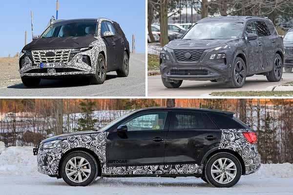 Hyundai Tucson, Nissan X-Trail, Audi Q2