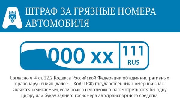 Штраф за грязные номера