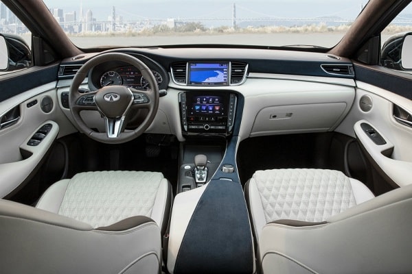 Салон Обзор Infiniti QX50 2019 года