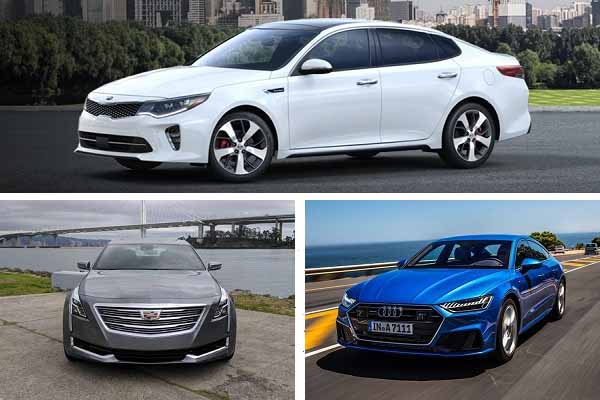 Премиальные седаны F-класса Kia K900, Cadillac CT6, Audi A7