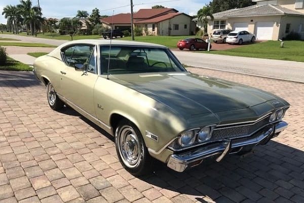 Chevrolet Malibu 1968 года