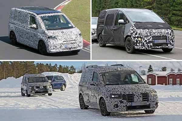 Минивэны 2021 года Volkswagen Transporter, Hyundai H1, Mercedes-Benz Citan